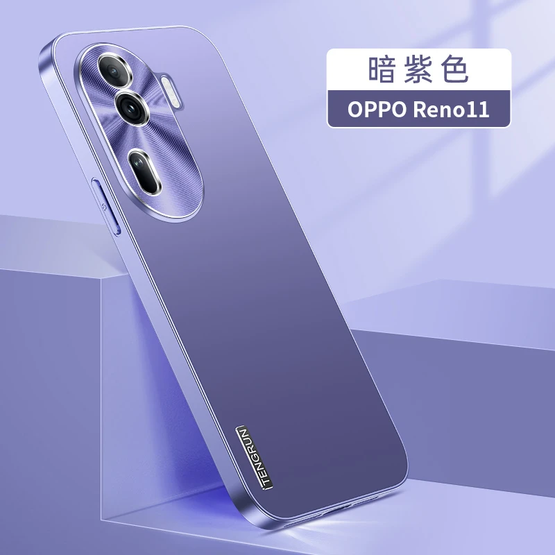 OPPOReno11手机壳reno11Pro镜头全包边创意防摔磨砂网红潮流男女
