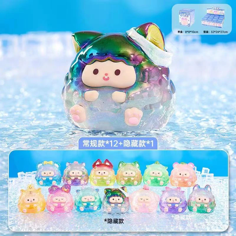 【直播拆盒】福气多多透明系列萌粒盲盒