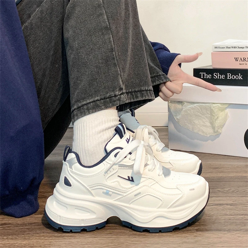 回力超火老爹鞋爆改皮面2025秋季爆款学生超轻跑步鞋运动鞋情侣鞋