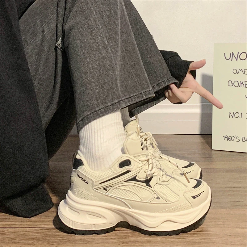 回力超火老爹鞋ins潮厚底超轻跑步鞋子2025春季情侣鞋运动休闲鞋