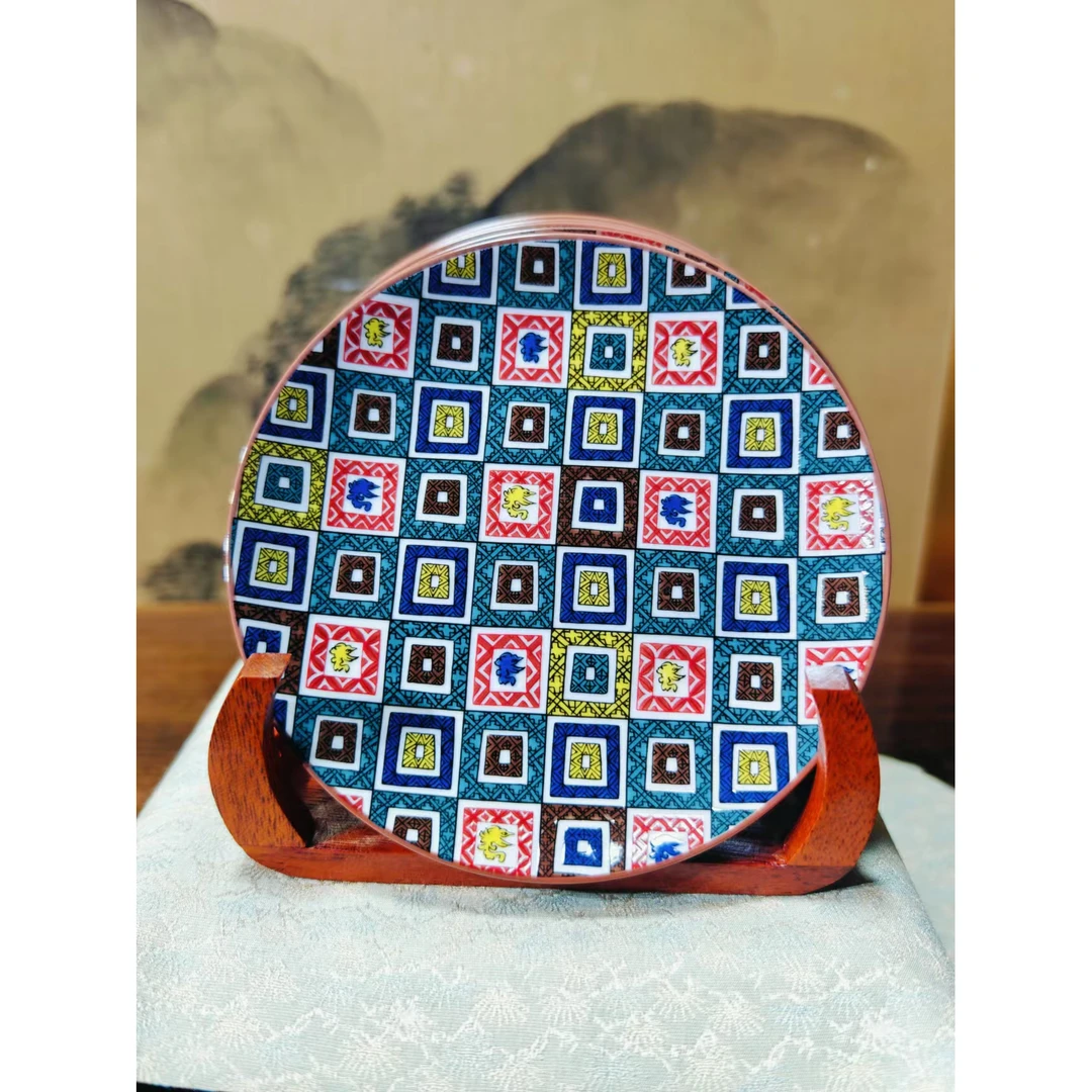 A027精美陶瓷国潮茶盘