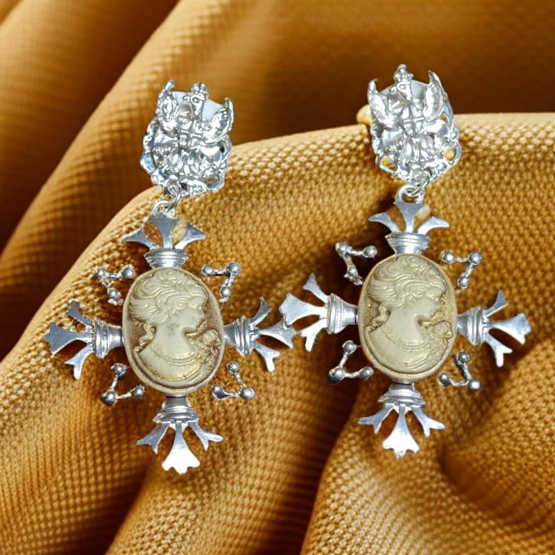 非金属陶瓷耳饰 A166