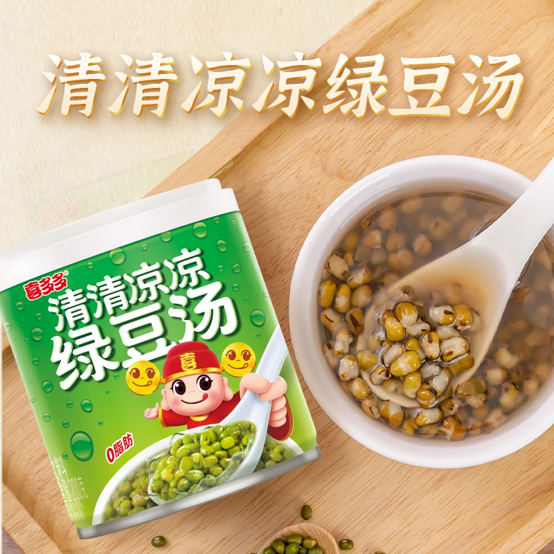 【喜多多】绿豆汤200g*12罐