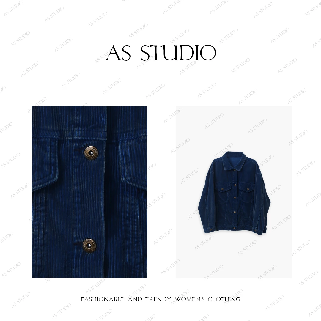 【AS富士山下】24新水洗丝绒质感束腰夹克外套LJJ231213001