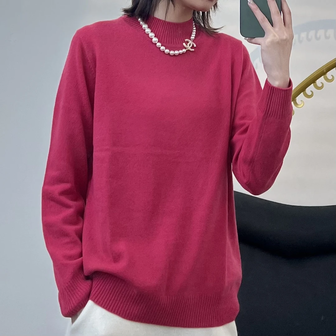 EarlGrey/东冀005时尚百搭半高领针织纯色纯山羊绒羊绒衫