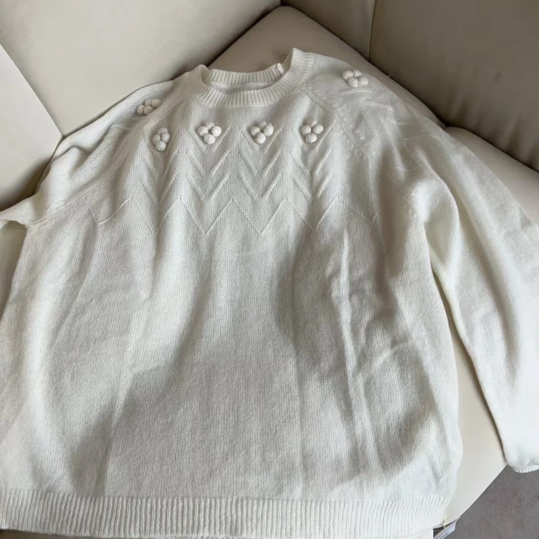 【百分百山羊绒】241017气质款圆领羊绒衫