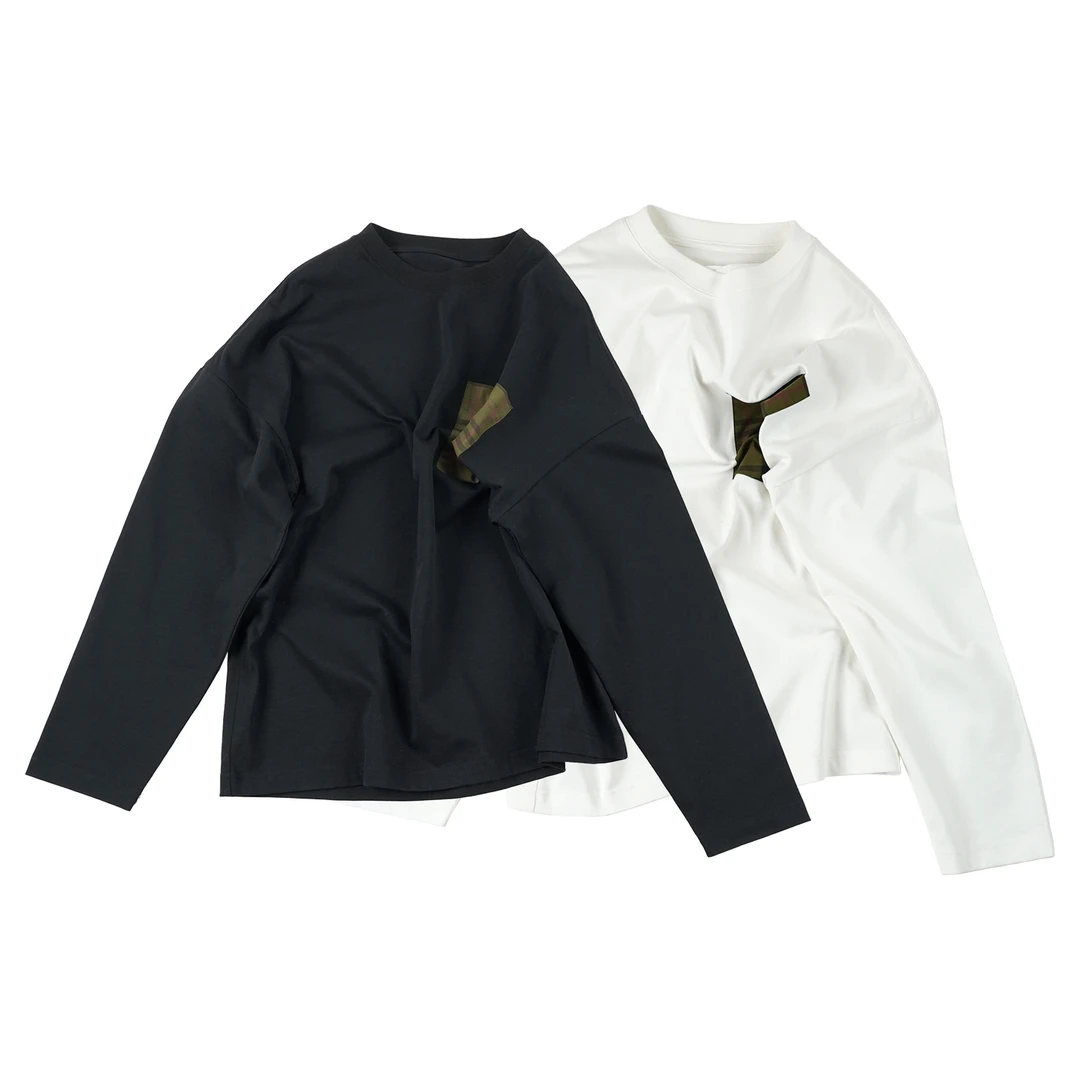 【格子口袋长袖】运动时尚户外休闲百搭女士圆领套头CXSS39065