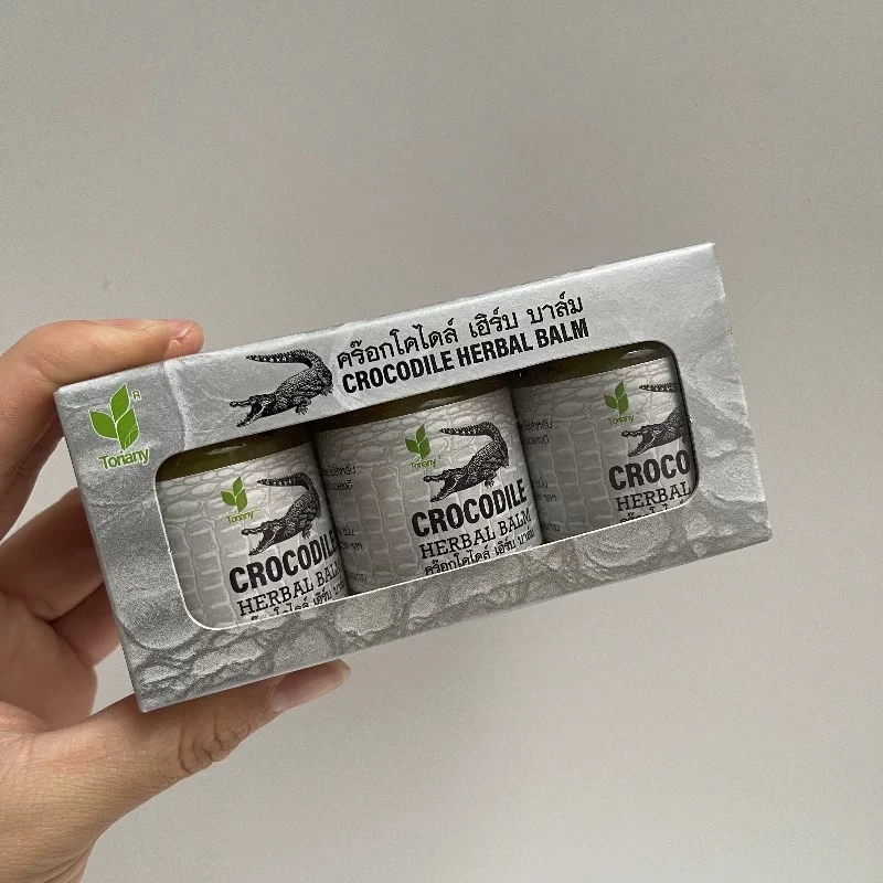 泰国鳄鱼膏CROCODILE30g舒缓固体眼霜
