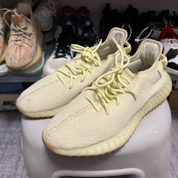 43码/adidas originals Yeezy Boost 350 V2 黄油 低帮生活休闲鞋