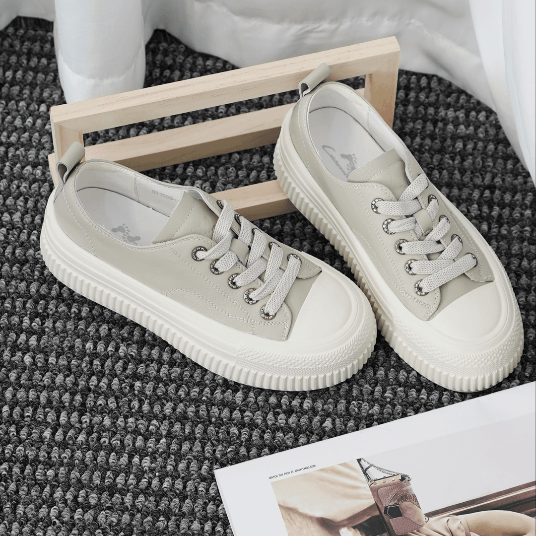 百搭潮流夏季透气运动低帮饼干鞋轻便小白鞋休闲透气女鞋