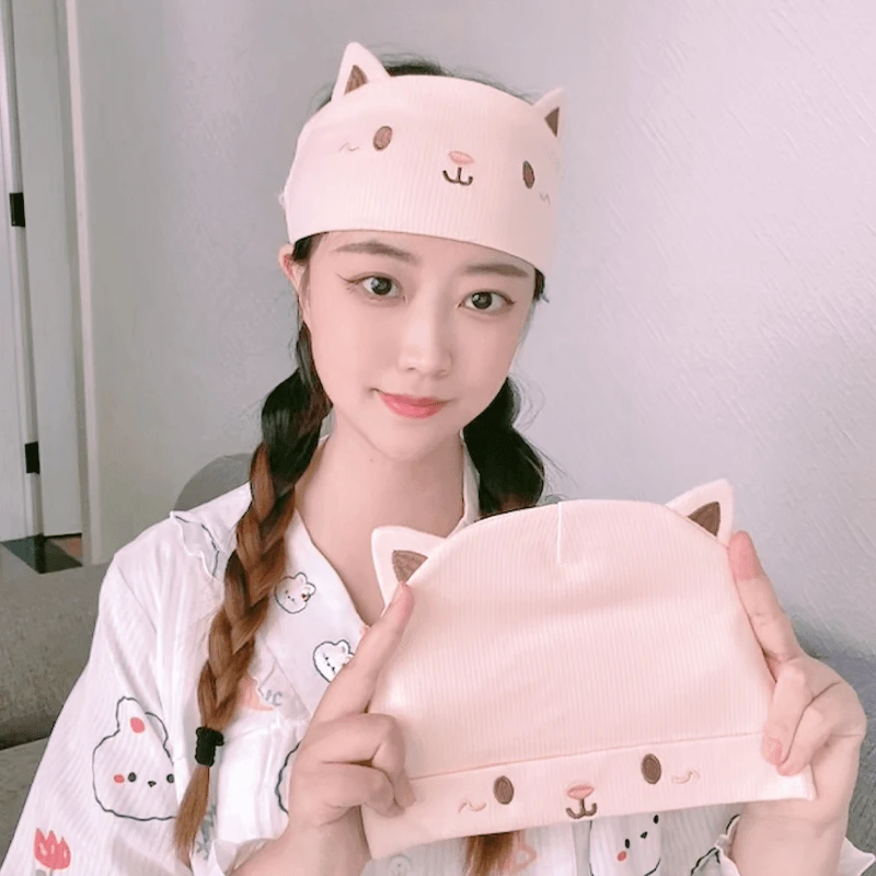 夏季孕妇产后月子帽春夏薄款产妇纯棉护头月子头巾坐月子防风发带