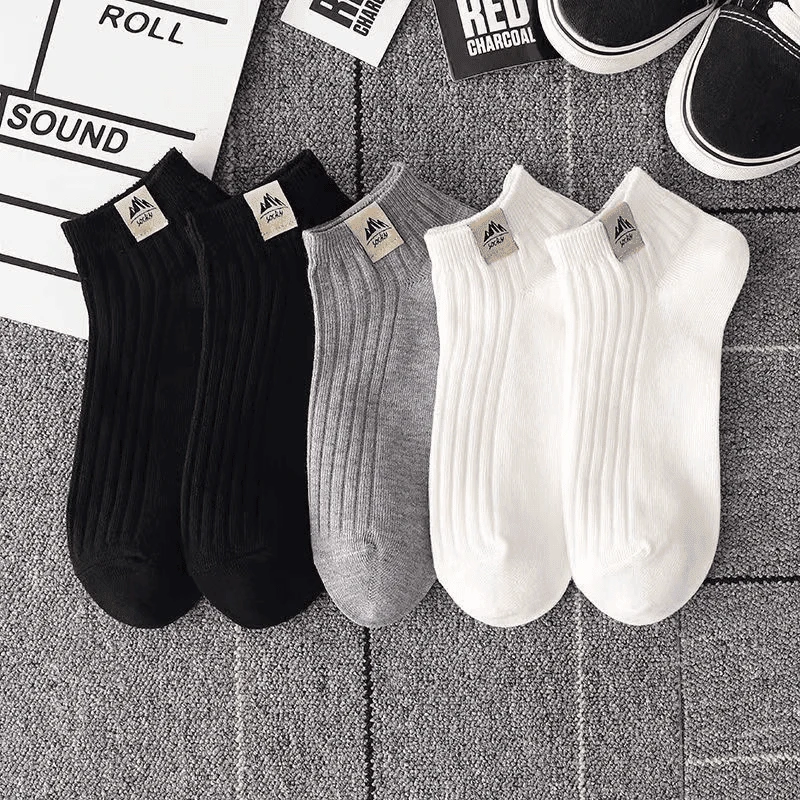 10双袜子短袜男士防臭吸汗短筒袜春夏季薄款低帮浅口袜透气运动袜