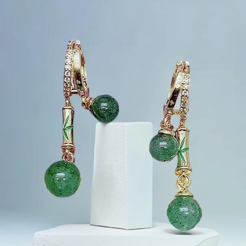 铜合金耳饰 （76号）女人味十足高档时尚轻奢耳饰