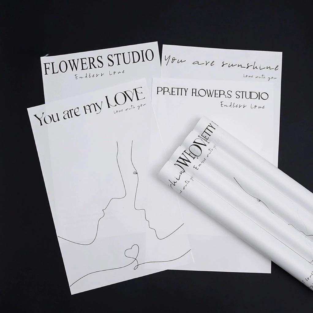 防水网红简约纸艺术纸20张花艺包装纸