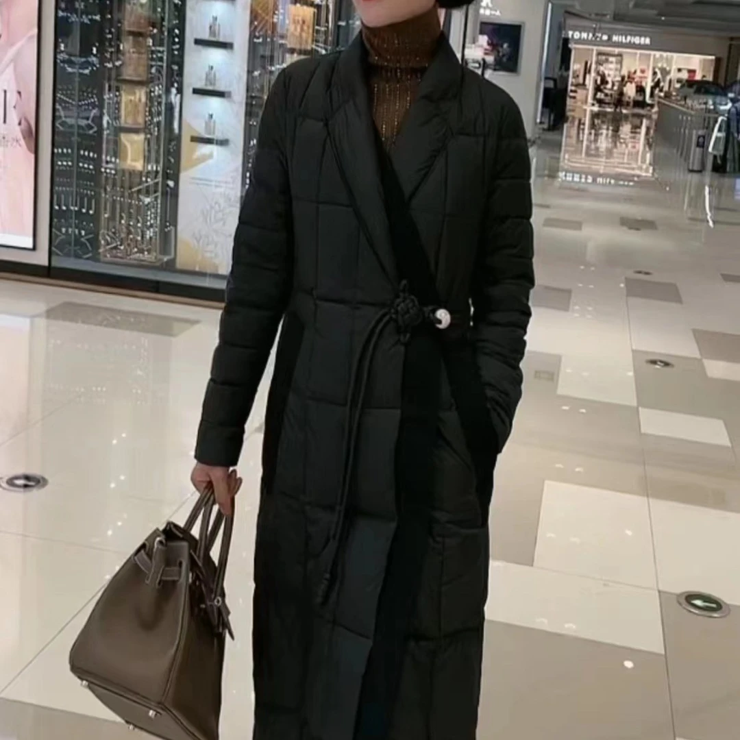 【QY秋冬新品】中长款冬季羽绒服ZL-009