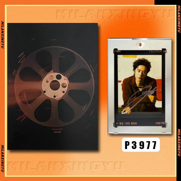 P3977【王一博】正品拍立得照片 黑胶