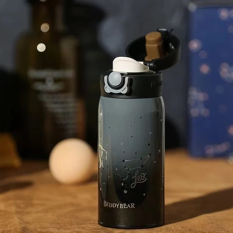 【俊俊】杯具熊正版保温杯316浮力车载简约高颜值网红新款便携