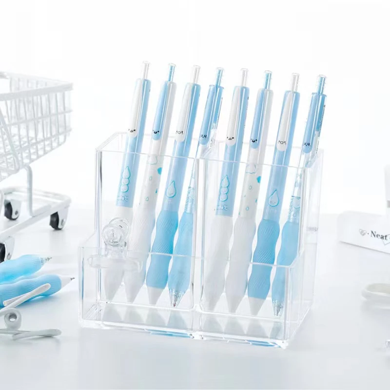 一木林小雨点点高颜值波浪纹按动中性笔