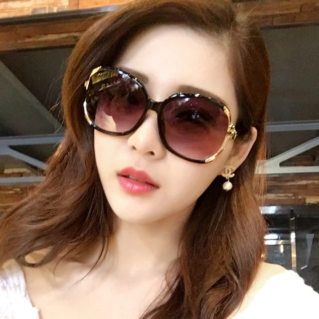 新款太阳眼镜新款女士墨镜开车防紫外线圆脸长脸网红太阳镜女