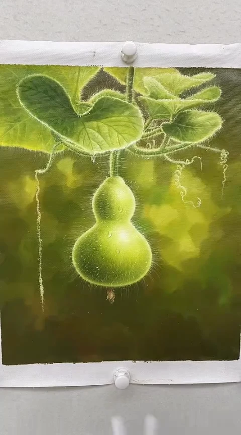 【闪购商品】绘画葫芦 斗方麻布约50*60