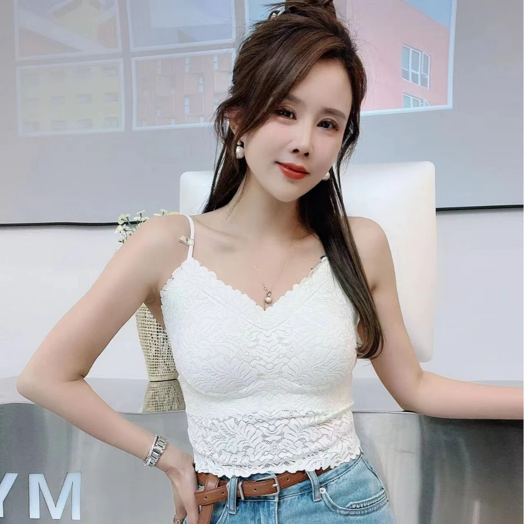 QiaFengJing/恰逢景内搭夏季薄款女背心打底性感无钢圈吊带背心