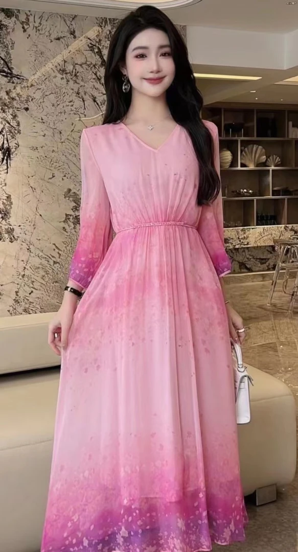 100桑蚕丝连衣裙5271