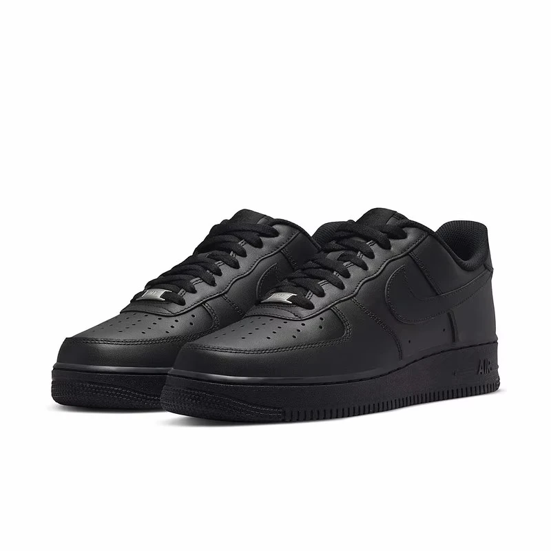 耐克男鞋Nike Air Force 1 AF1全黑 空军一号运动板鞋CW2288001