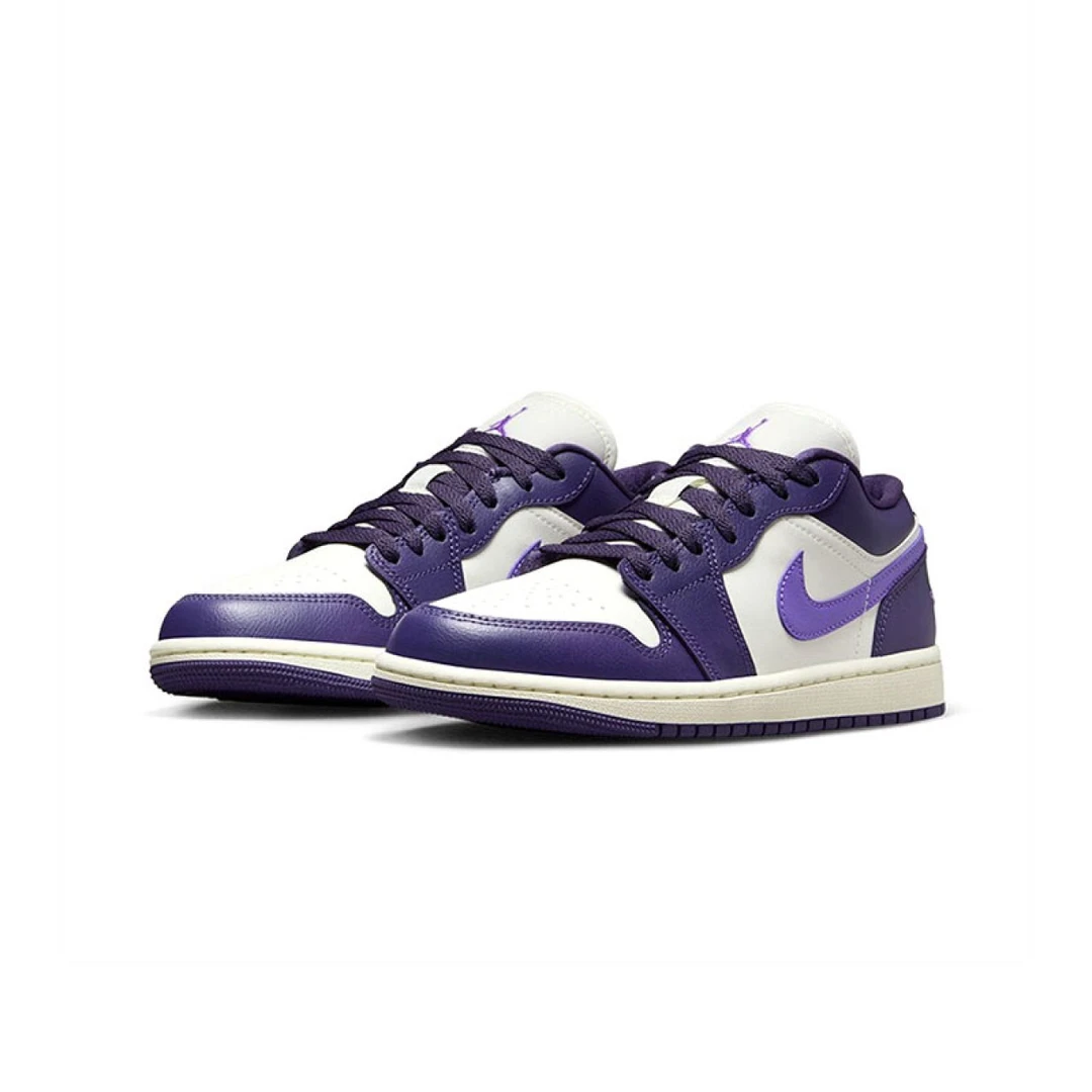 【AJ专享】Air Jordan 1帆白紫葡萄复古篮球鞋女 DC0774502