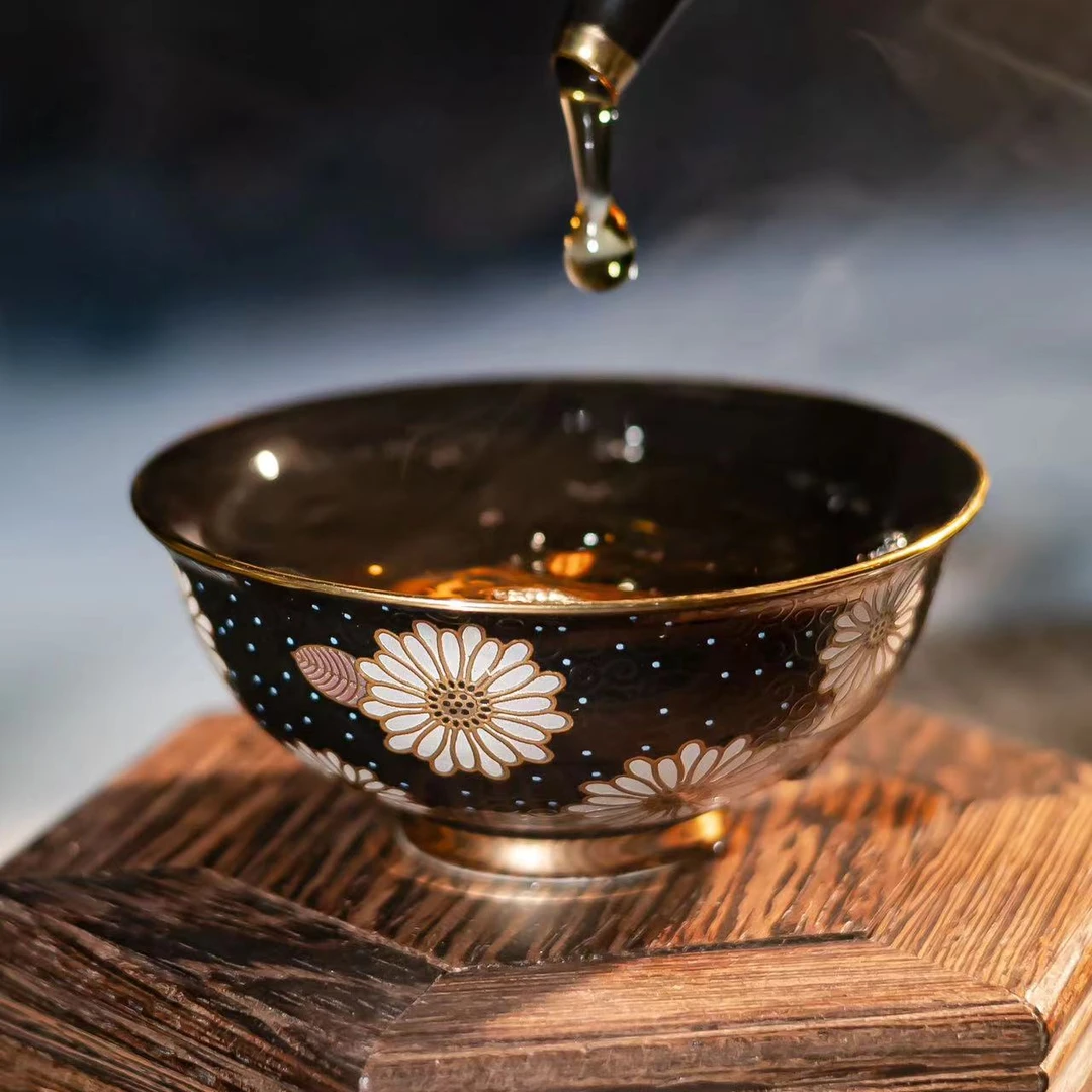 【西泠墨香上新】手工堆料向阳花开 向心杯HX0530a