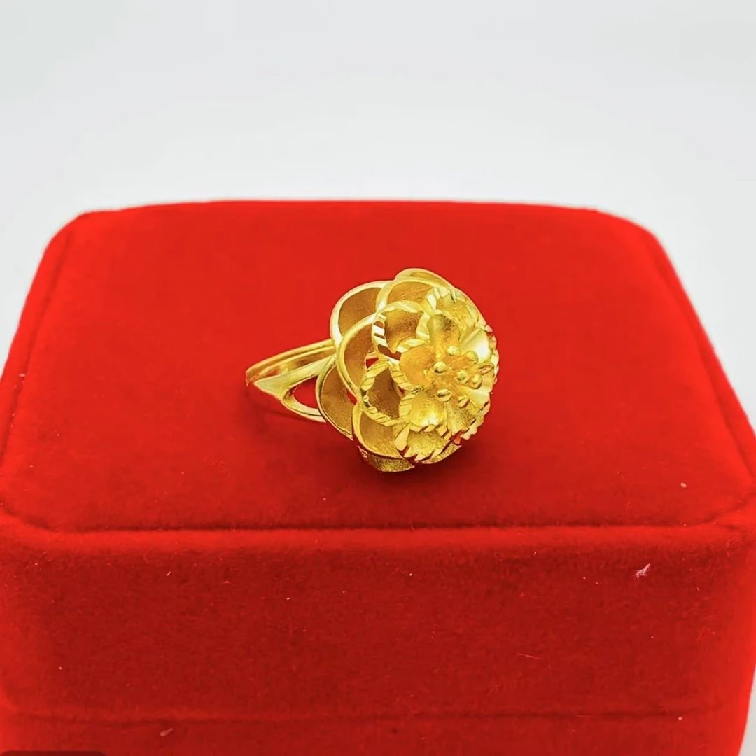 合金戒指 绣球戒指 时尚气质款