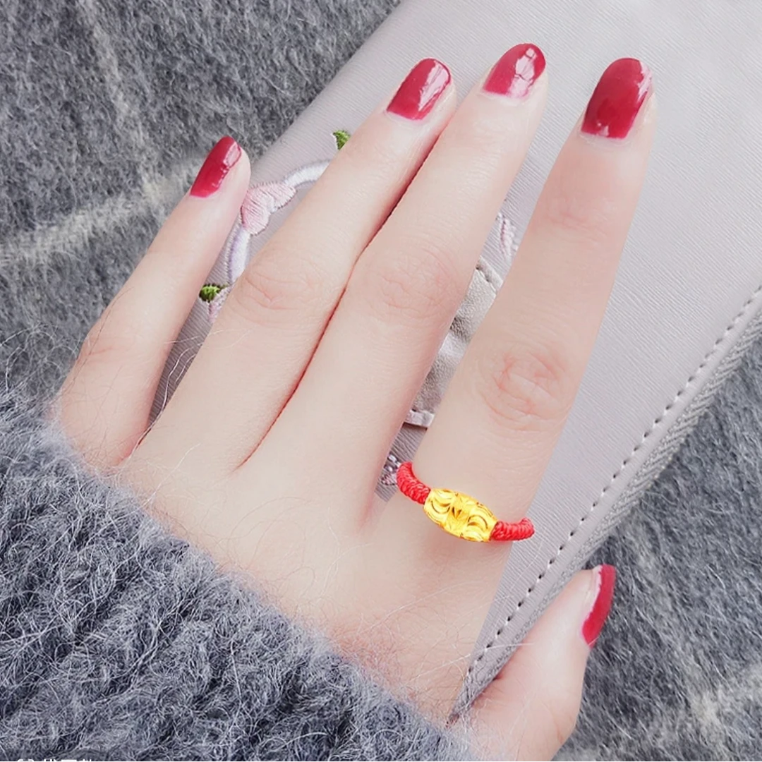 铜合金戒指 转运珠戒指