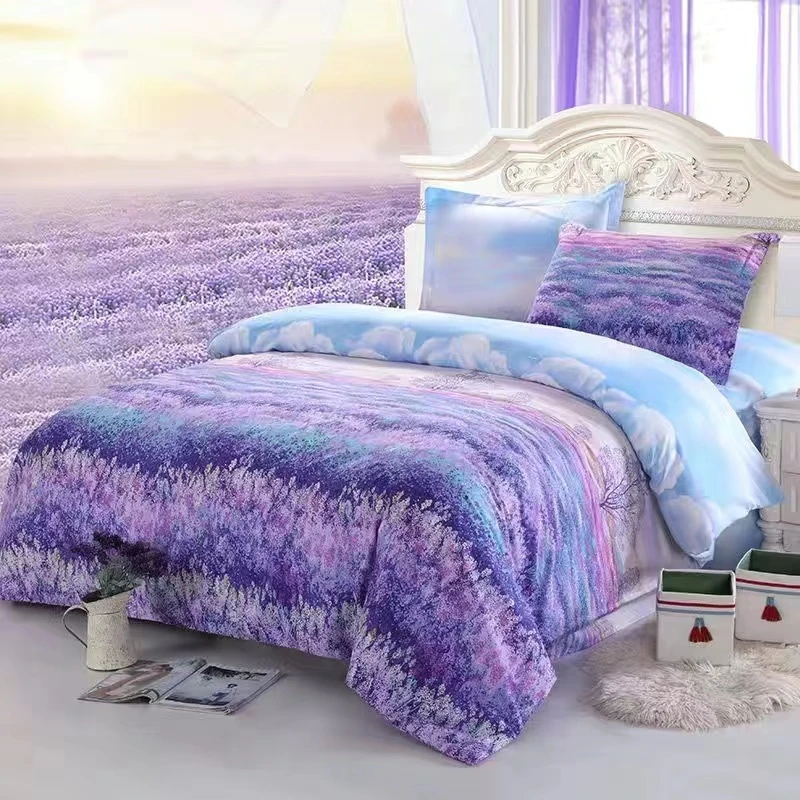 免费加工斜纹床品面料普罗旺斯