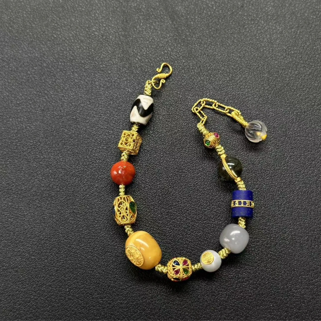 1208-29蜜蜡手链18k（多样性发/一件）