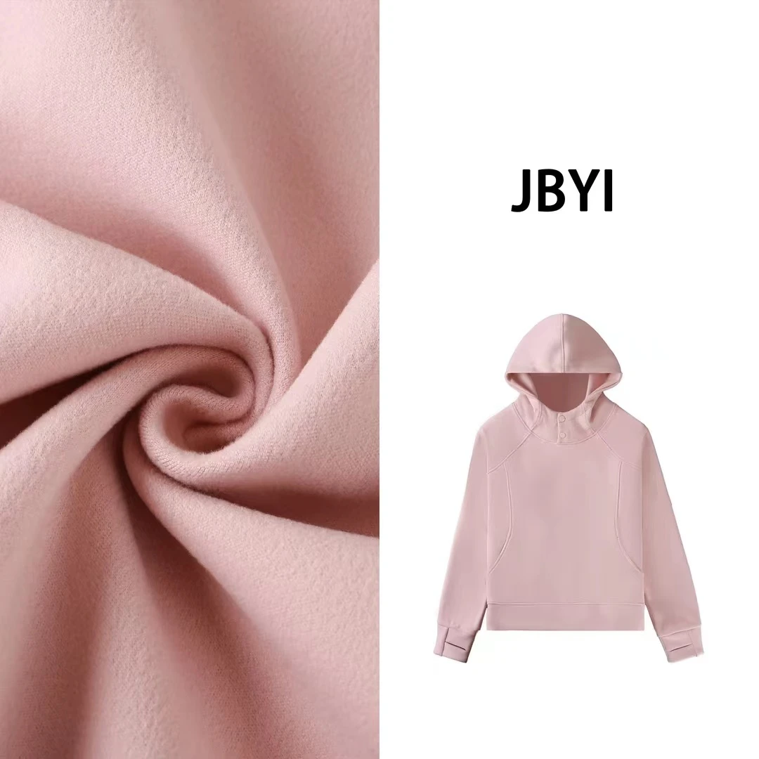 安禾家-小个子【防风卫衣X】秋冬季日系连帽套头设计感立领廓形上衣