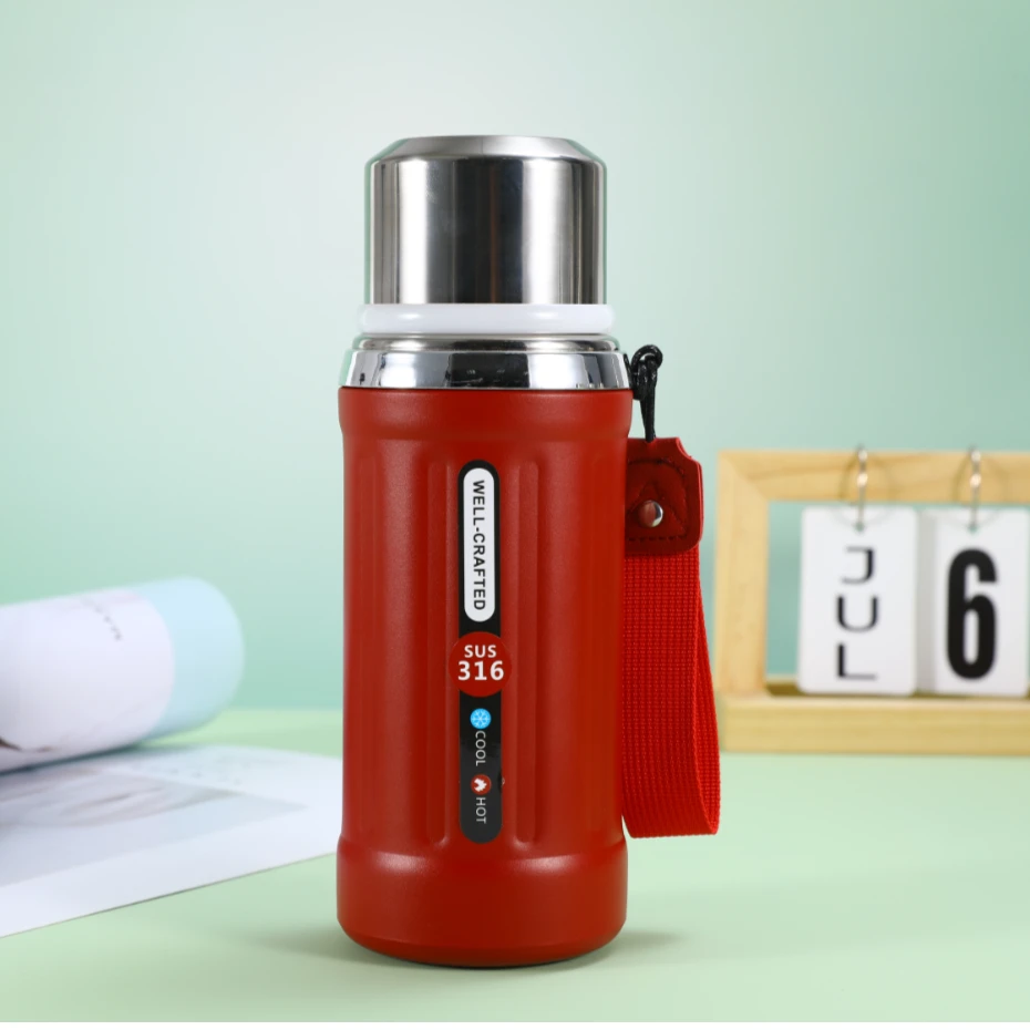 【补贴】316罗马柱小钢炮运动水杯便携大容量户外旅行运动保温杯