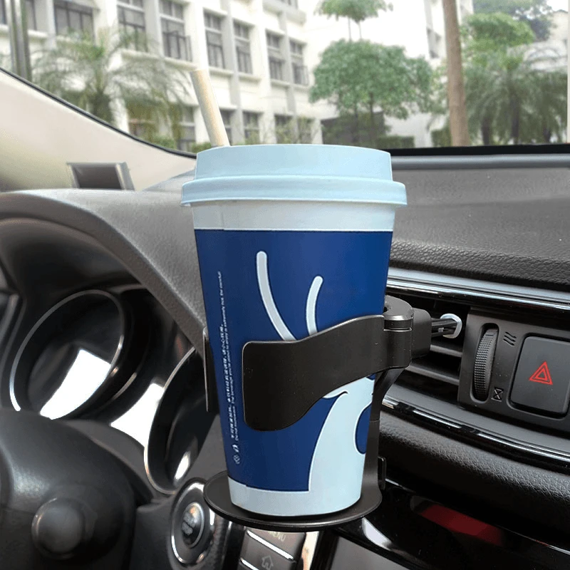 【新疆包邮】车载水杯架车载多功能空调出风口饮料置物架通用多用途