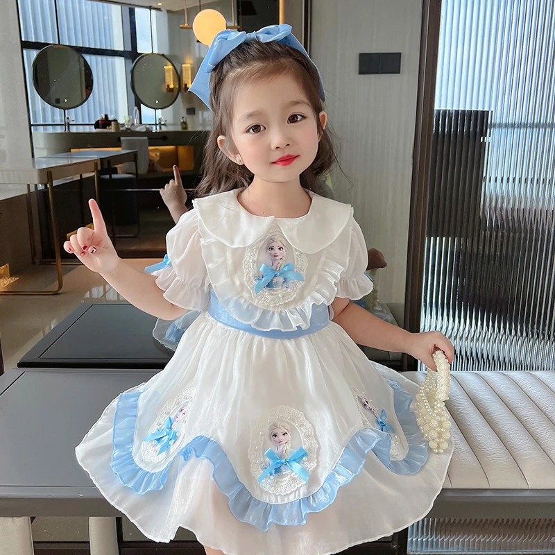 女童连衣裙夏季新款女宝洋气库洛米洛丽塔公主裙小女孩儿童裙子