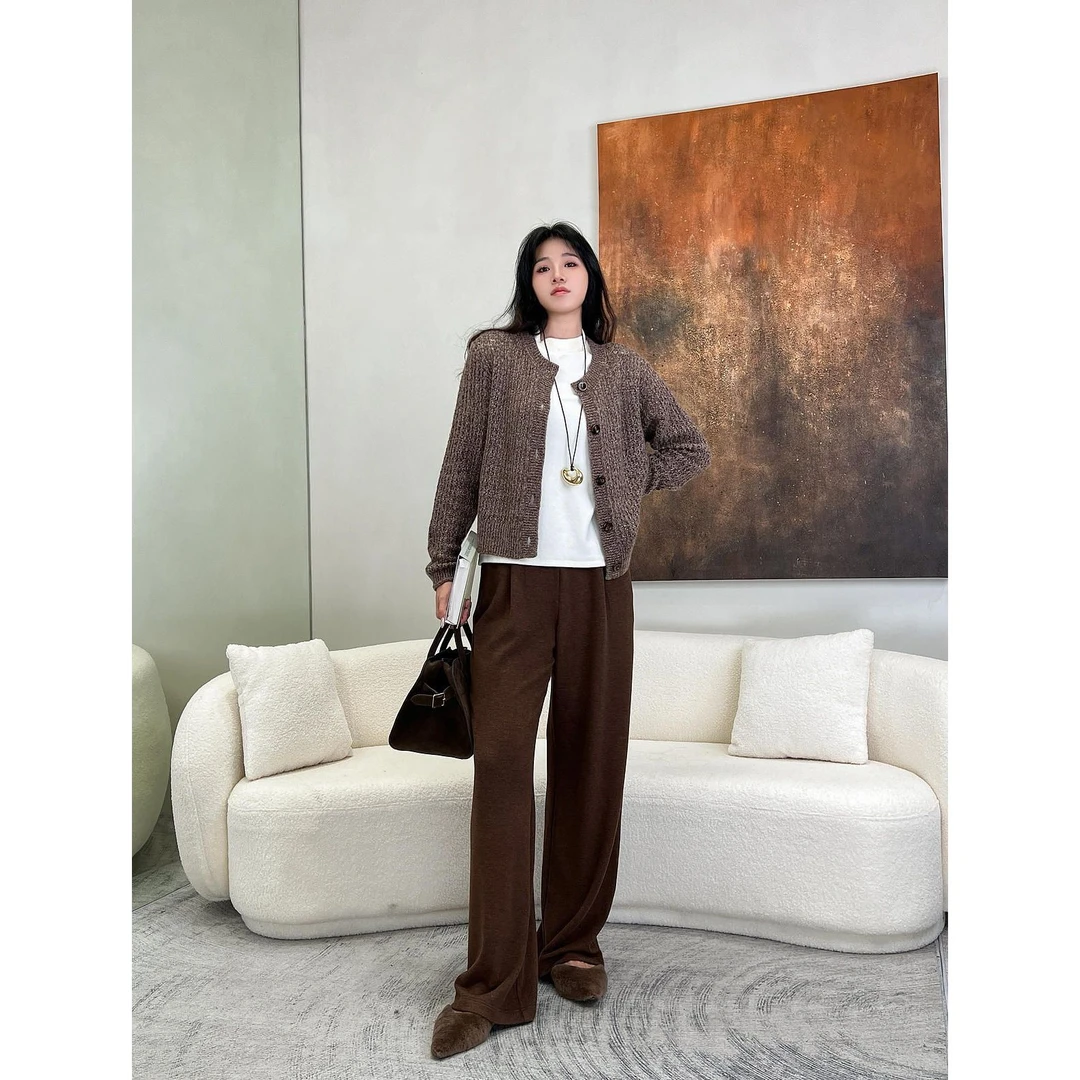 【霖姐专属】2024新款百搭纯色时尚气质云朵裤491B248241