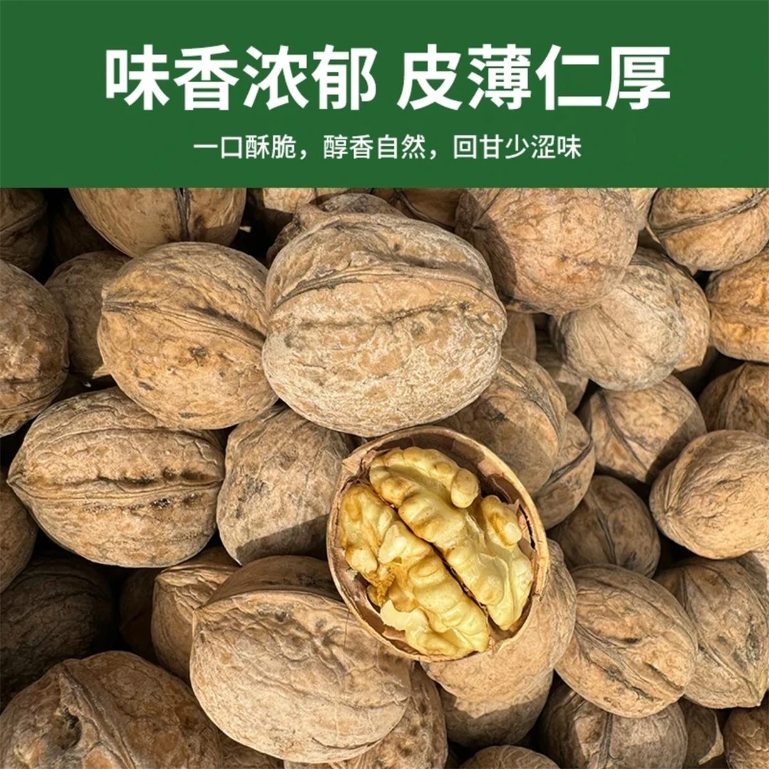 新疆阿克苏纸皮核桃 2025未水洗新核桃