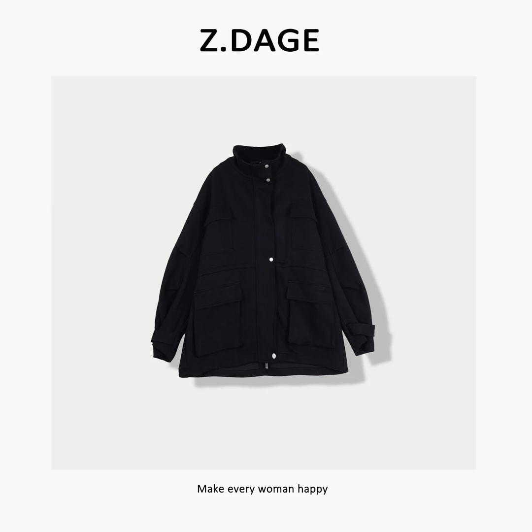 z.dage-‘个性女主’时尚个性秋冬款工装风百搭外套-24481