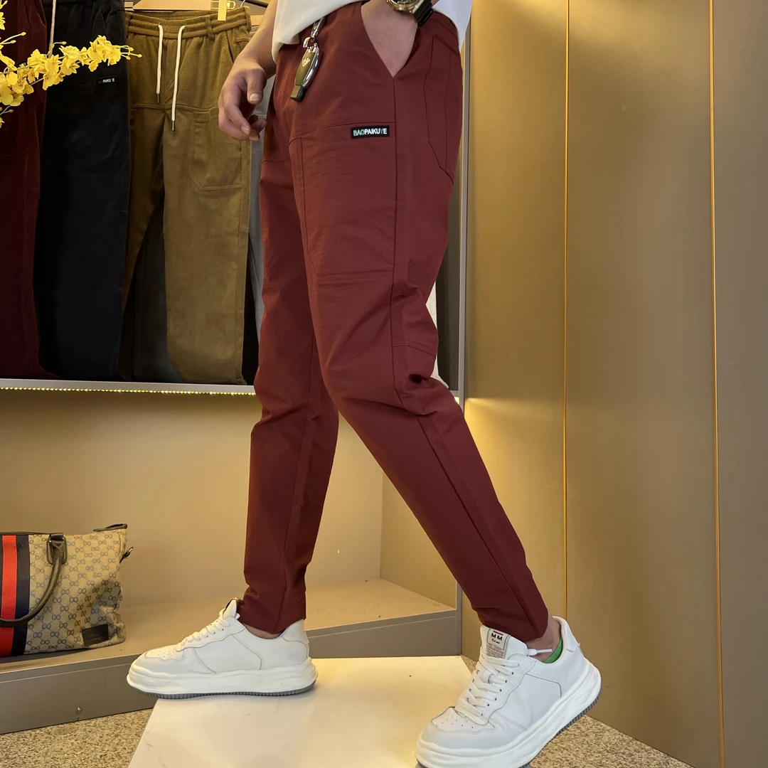 2024春夏季新款户外男士时尚百搭六兜休闲裤AD988