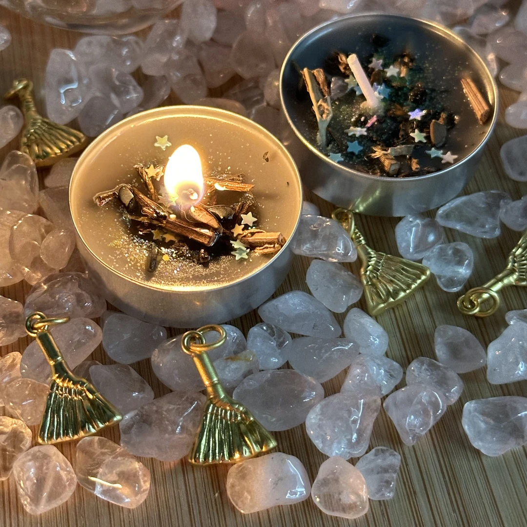 「黑玫瑰橡皮擦」清清蜡烛(一单两个)