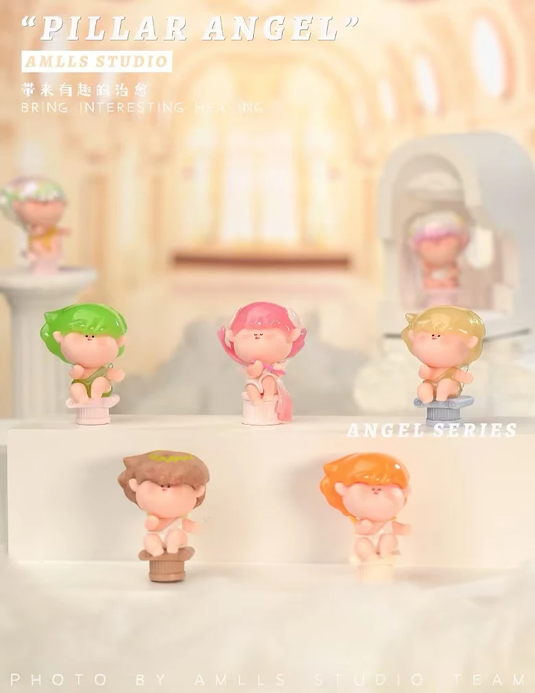 【火火火拆盒】阿玛莉莉丝立柱天使 系列萌粒 可爱收藏摆件