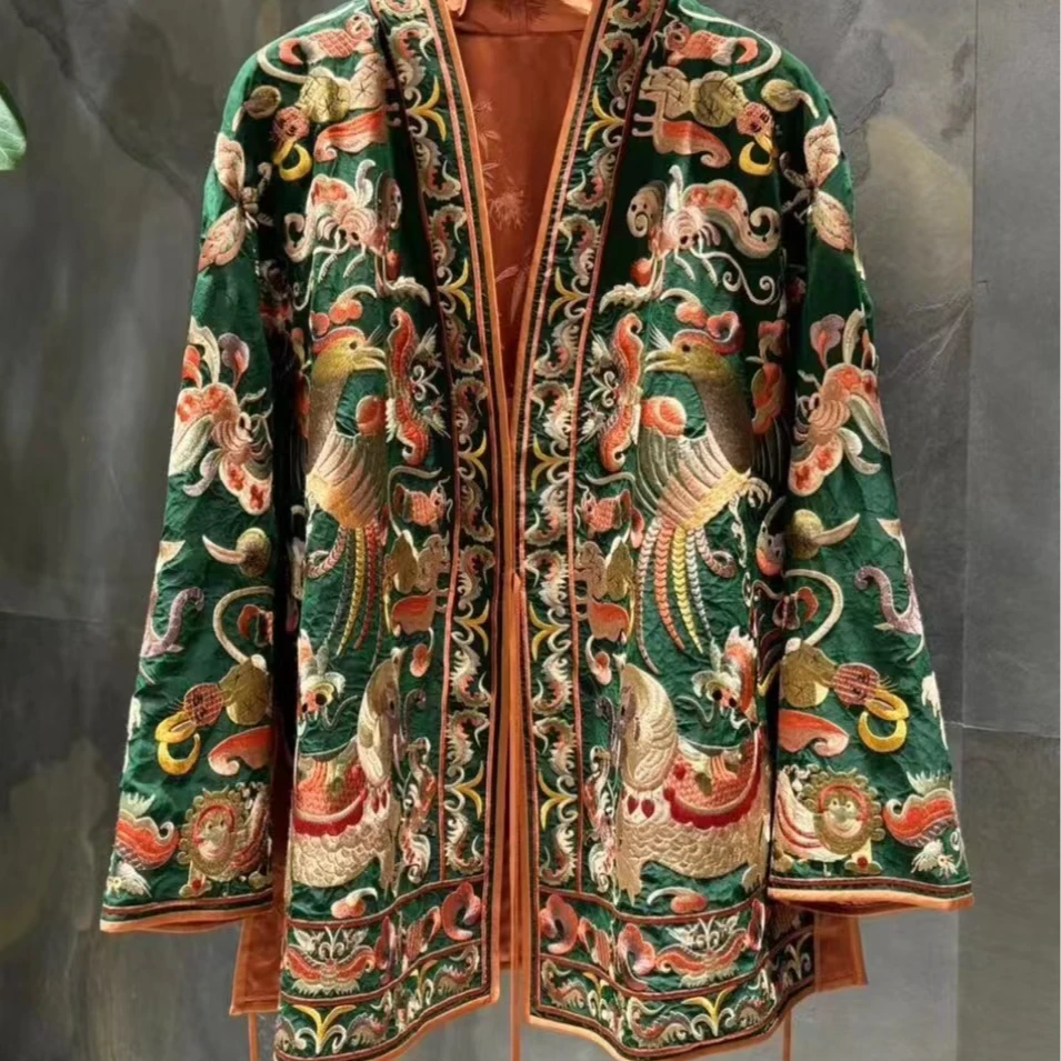 重工象上｜重工新中式国风时尚重工艺满刺绣外套2024B9331—希希