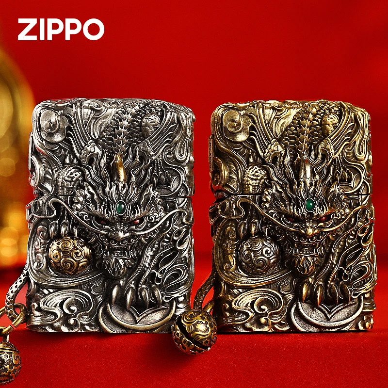 ZIPPO打火机DIY重甲机关招财貔貅防风男士立体高档送礼DY8902TJ