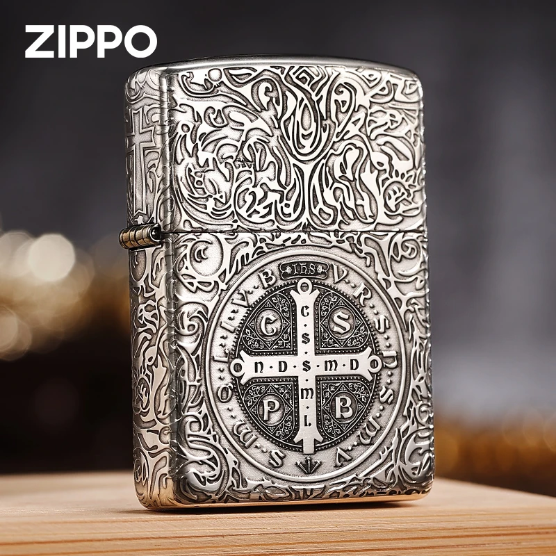 ZIPPO打火机纯银蚊版康斯坦丁（主播专属）高档防风原装DY8918FD