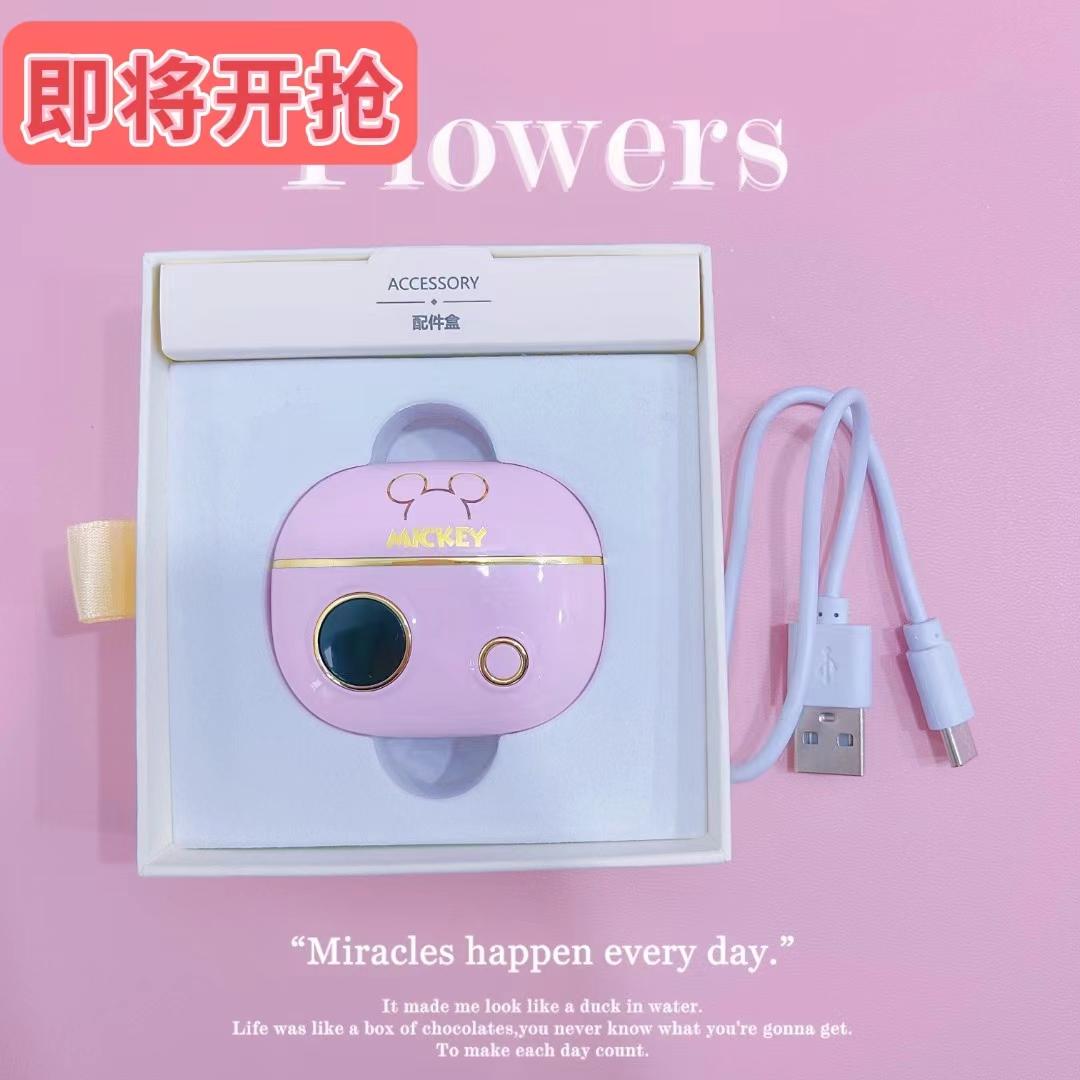 迪士尼Disney正版授权真无线蓝牙耳机运动复古男女适用数据线