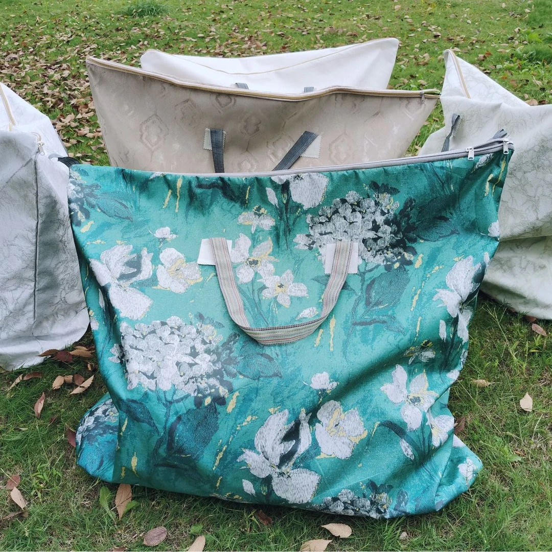 【加厚耐用系列】花纹巨大容量收纳袋加大加厚防潮搬家换季袋松弛感