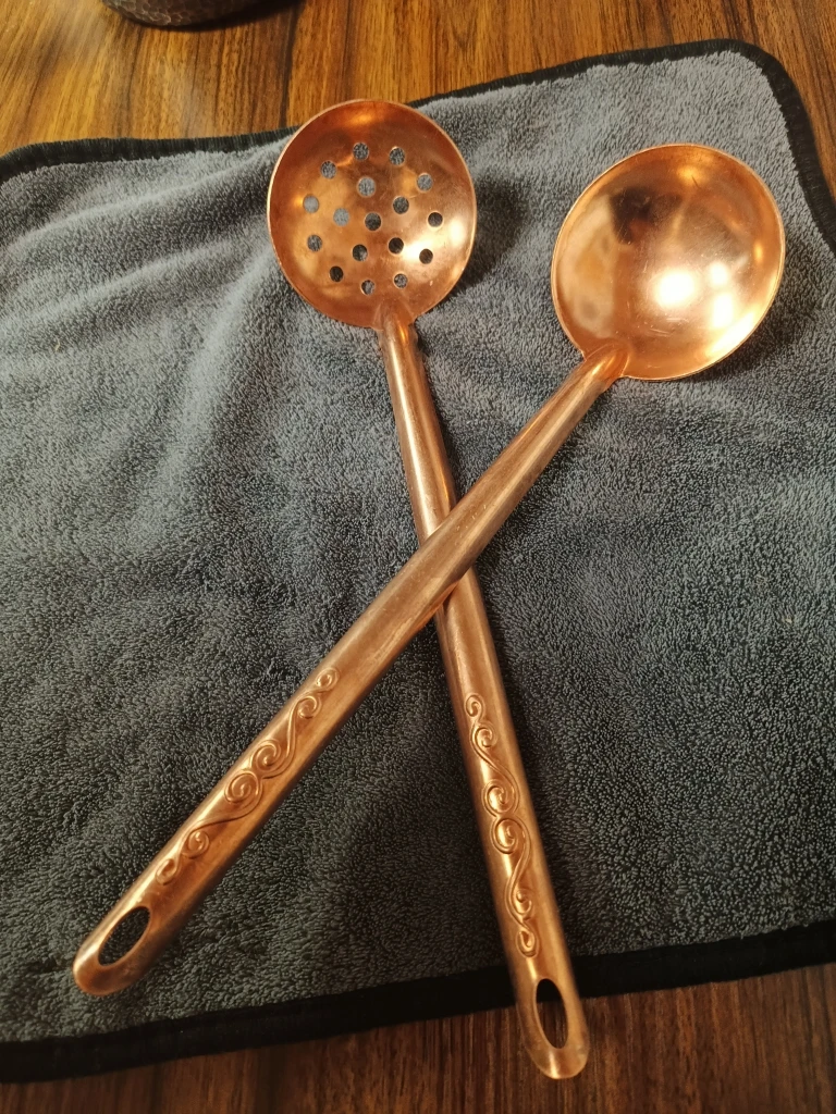 火锅专用铜汤勺漏勺