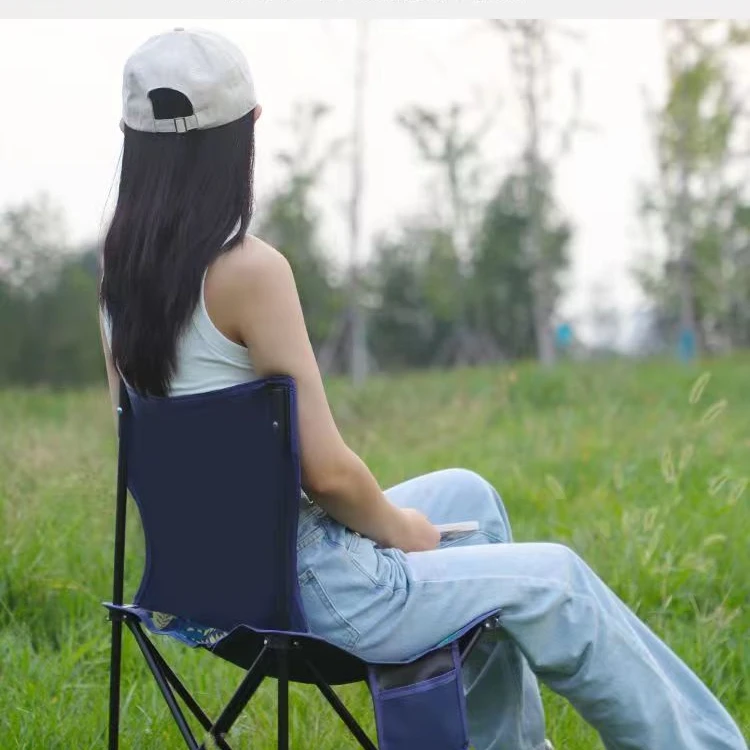 户外折叠椅稳固钓鱼椅加厚座椅写生椅折叠凳便携钓椅折叠椅靠背椅